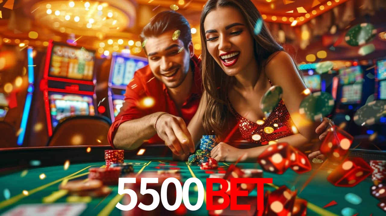 Imagem promocional da 5500bet mostrando a plataforma e suas vantagens